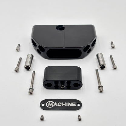 LEFT HAND M12 ZTX Flange with Line - 70 Degree LH