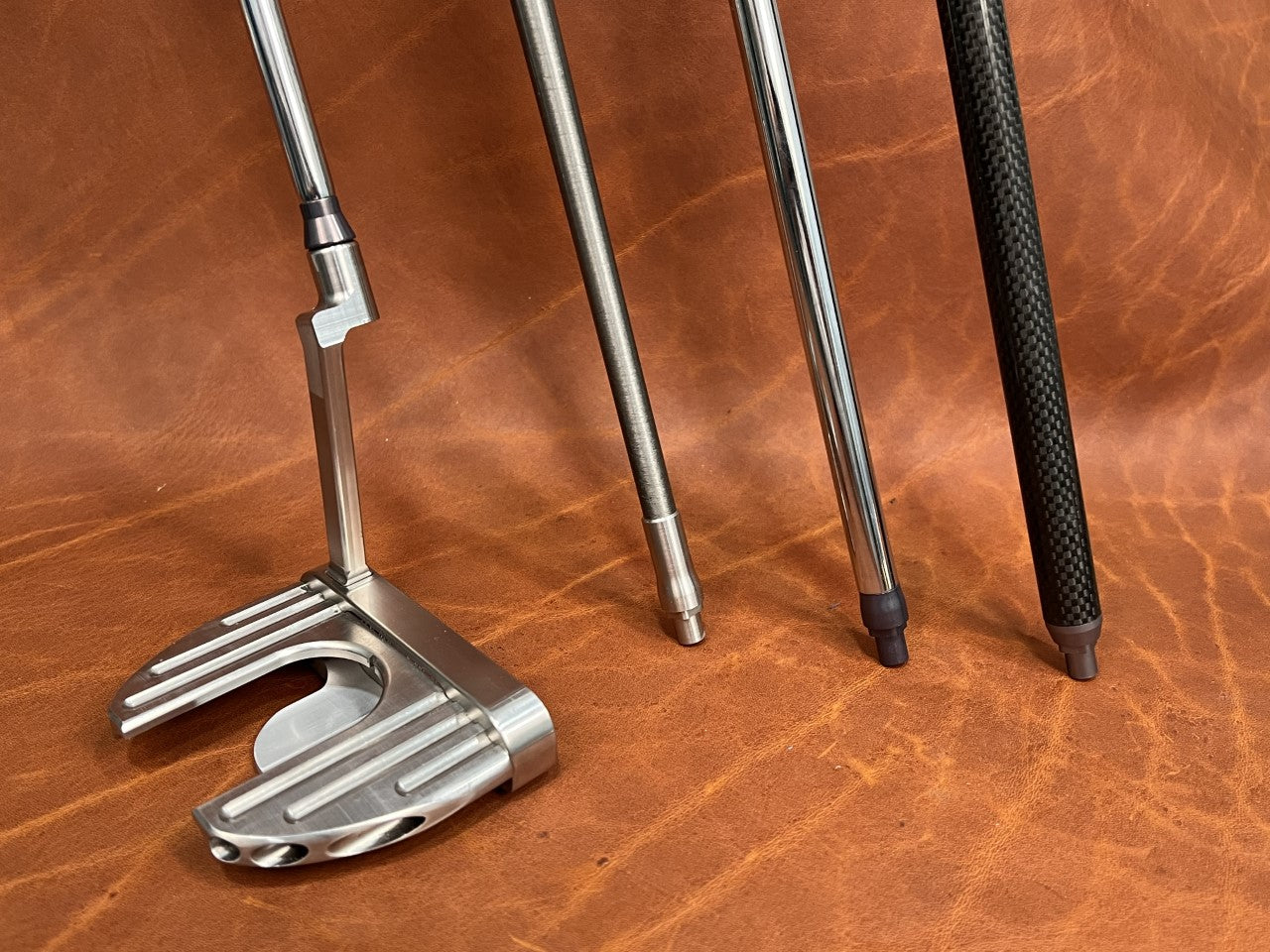 MACHINE'D HOG OVERSIZED PUTTER SHAFT with X-CHANGER Adapter